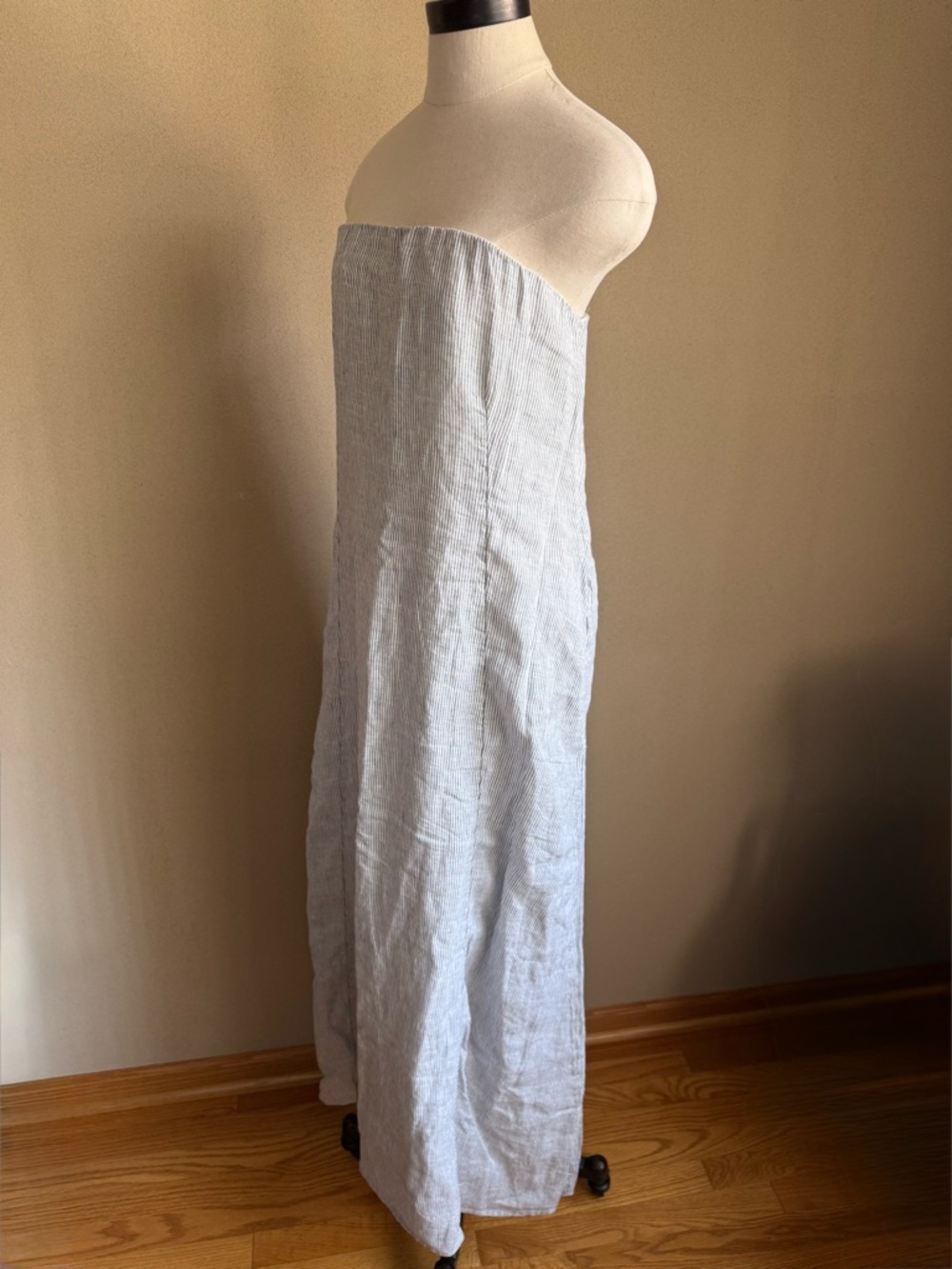 Quince 100% European Linen Strapless Maxi Dress - Picture 5 of 14
